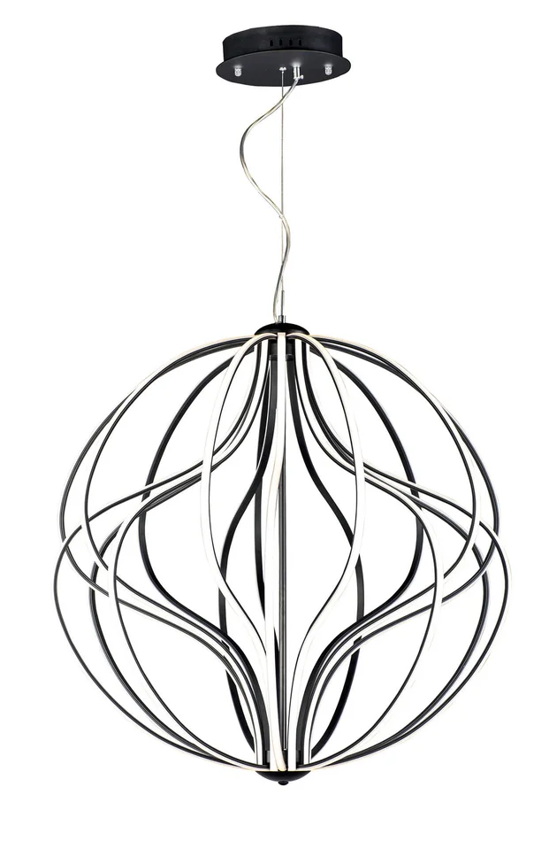 ET2 E21178-BK Aura LED Pendant, Black