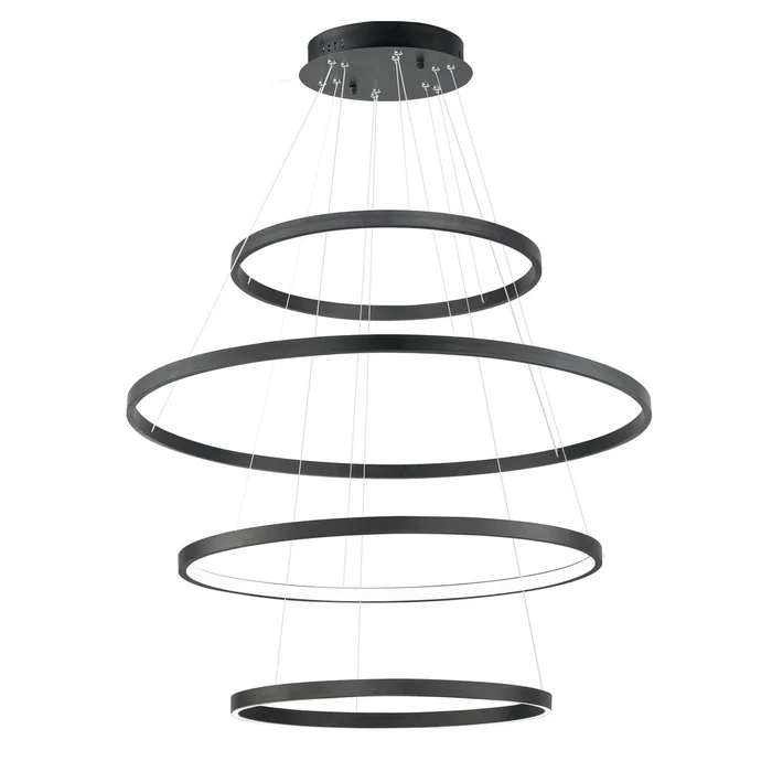ET2 E22729-BK Groove WiZ LED Pendant, Black