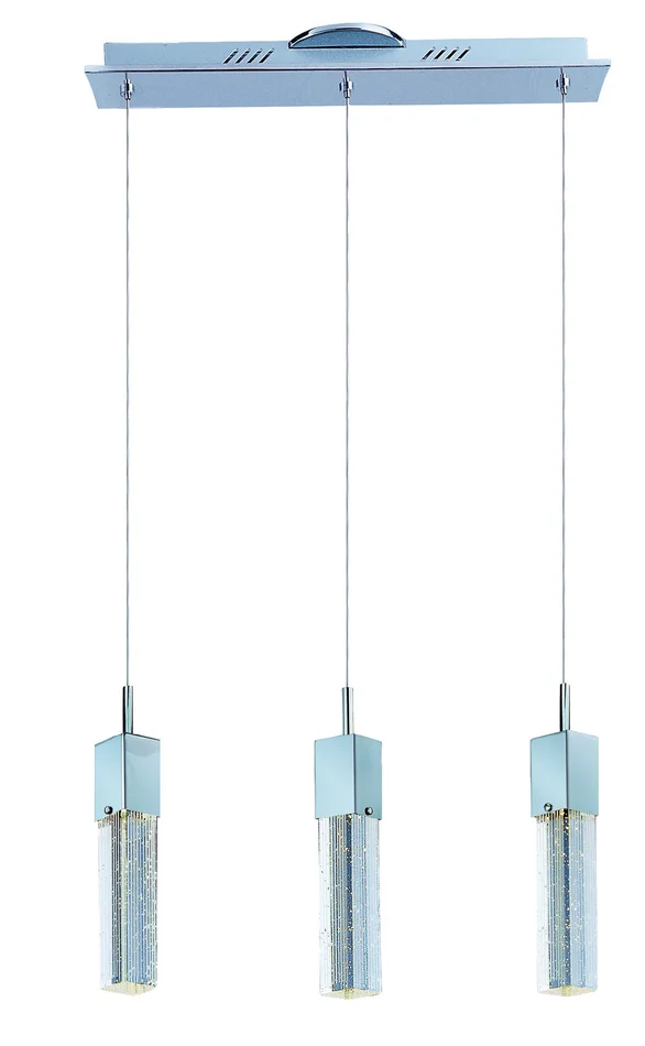 ET2 E22763-89PC Fizz III LED Pendant, Polished Chrome
