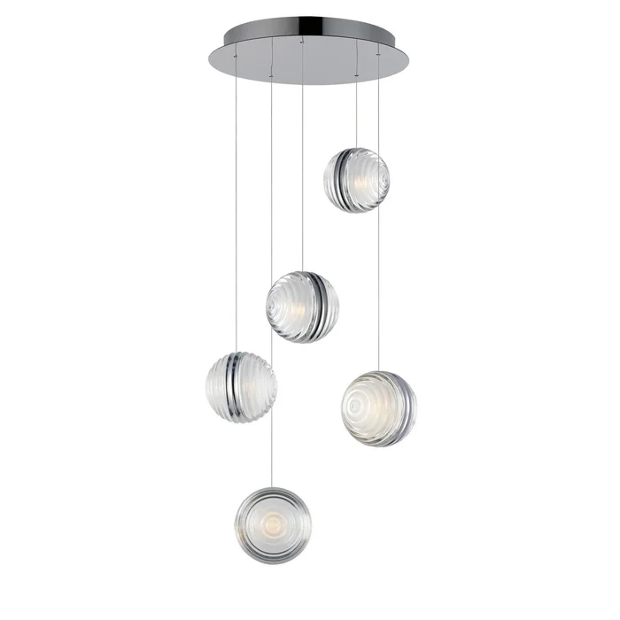 ET2 E24695-75PC Pulse LED Pendant, Polished Chrome