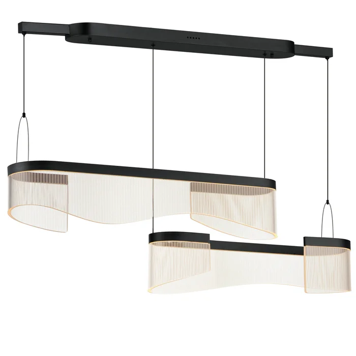 ET2 E24774-133BK Sonata LED Pendant, Black
