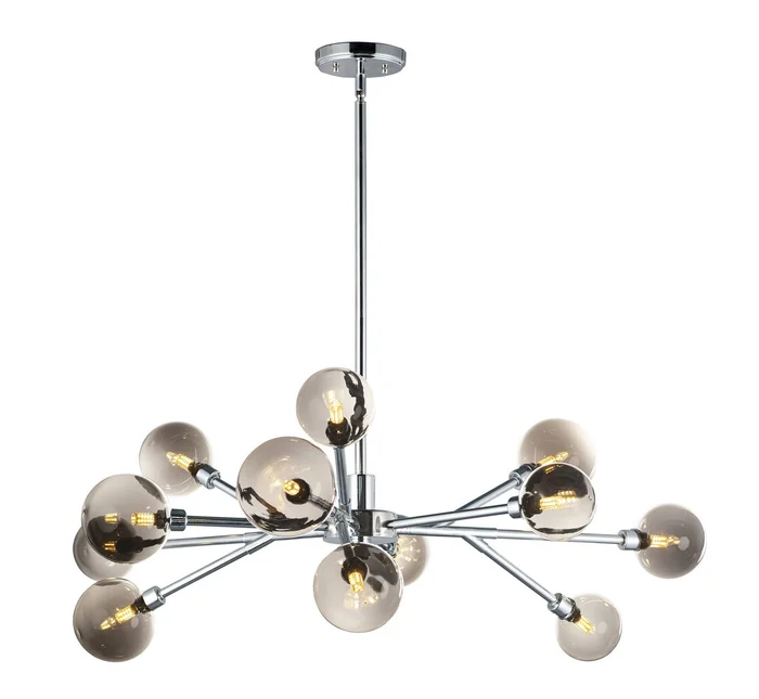 ET2 E24826-138PC Asteroid LED Pendant, Polished Chrome