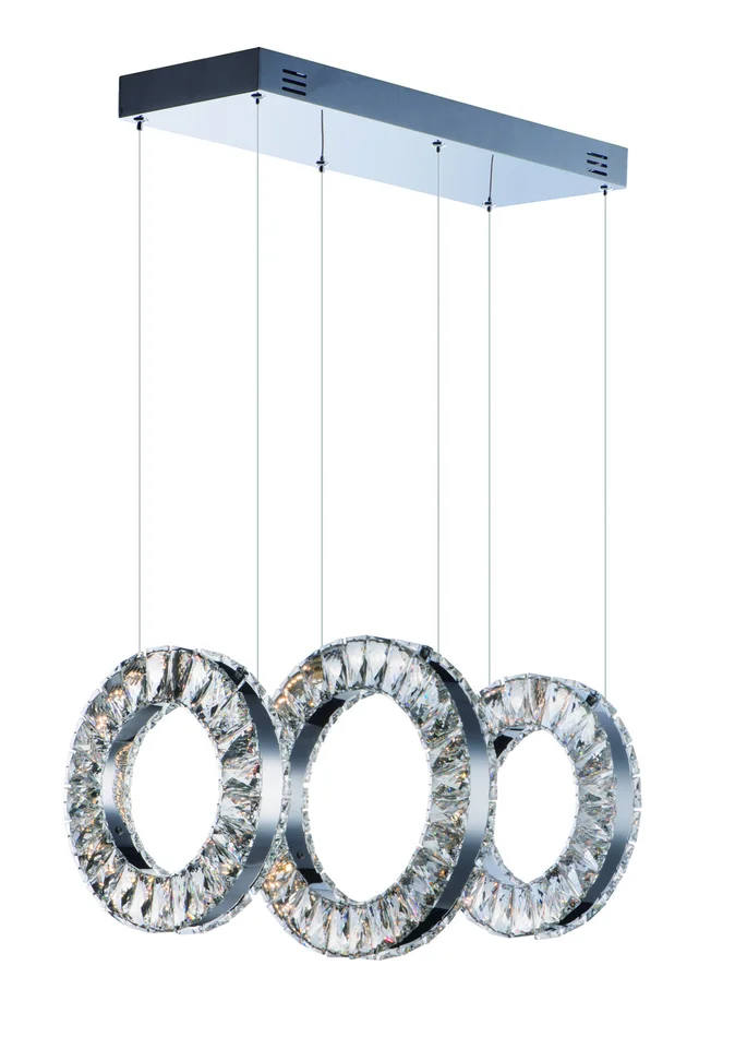 ET2 E30563-20PC Charm LED Pendant, Polished Chrome