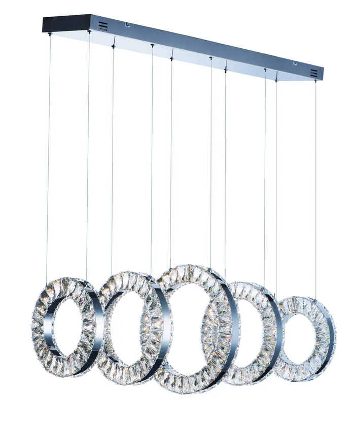 ET2 E30565-20PC Charm LED Pendant, Polished Chrome