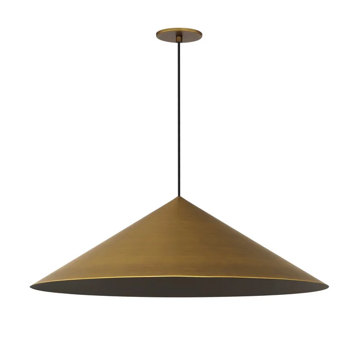ET2 E34503-AB Pitch LED Pendant, Antique Brass