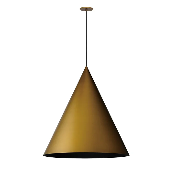 ET2 E34506-AB Pitch LED Pendant, Antique Brass