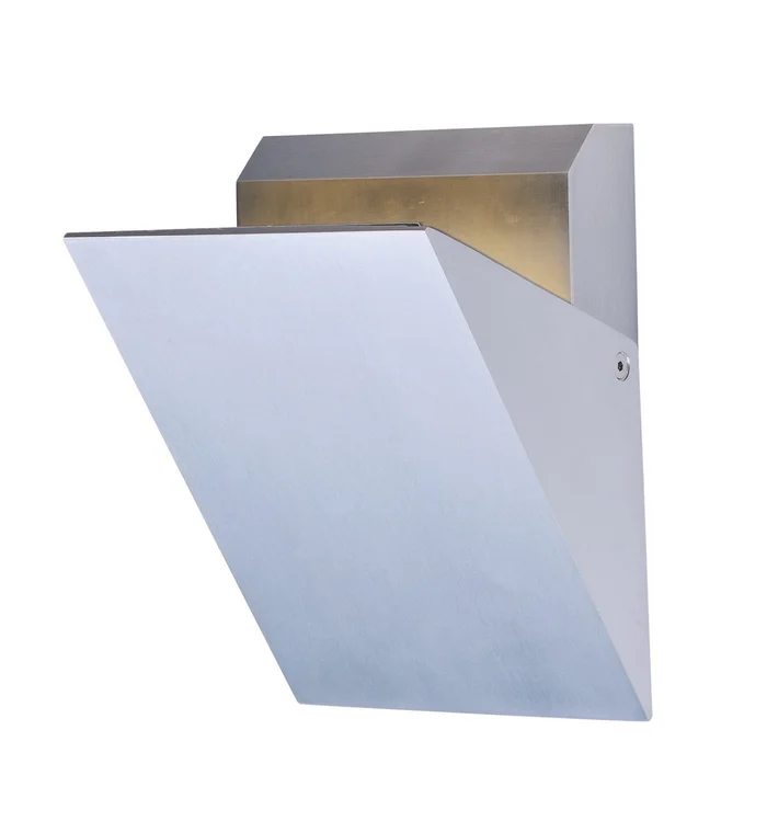 ET2 E41333-SA Alumilux Tilt LED Outdoor Wall Sconce, Satin Aluminum