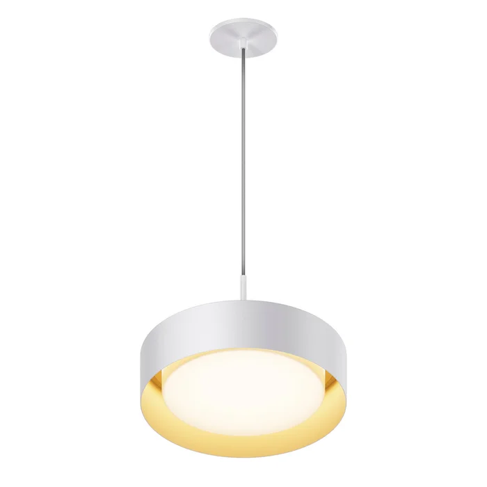 ET2 E51011-WTGLD Echo LED Pendant, White/Gold
