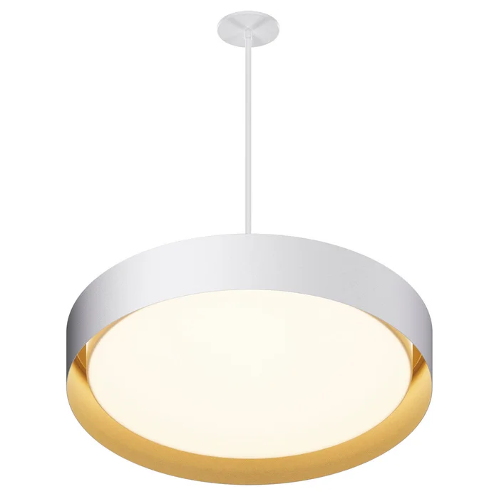 ET2 E51015-WTGLD Echo LED Pendant, White/Gold