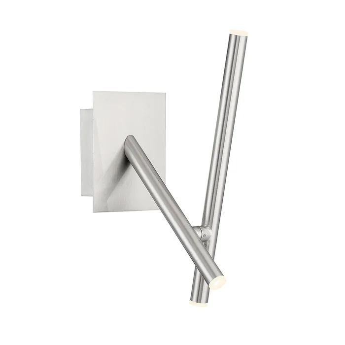 Eurofase Lighting 36252-022 Crossroads LED Wall Mount, 3W, 240 Lumens, 3000K, Satin Nickel