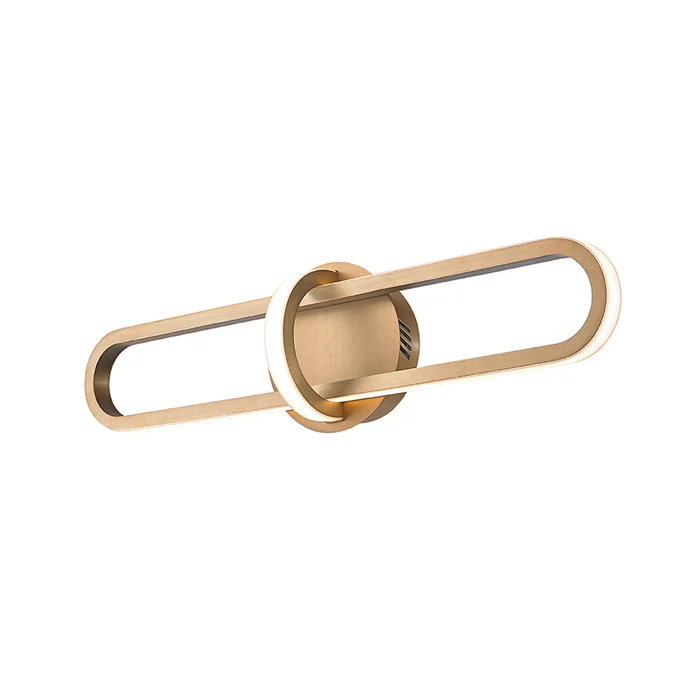 Eurofase Lighting 37040-024 Botton 24″ LED Wall Sconce, 21W, 1000 Lumens, 3000K, Satin Gold