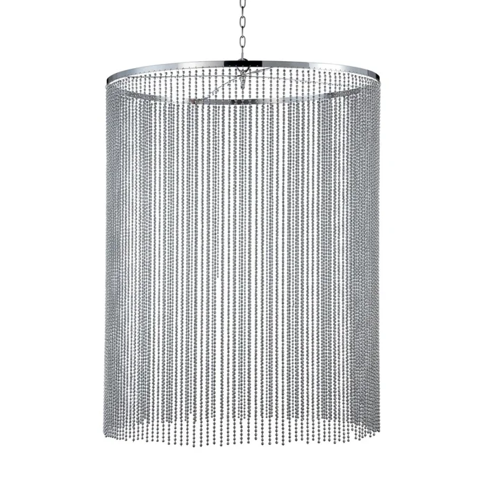 Eurofase Lighting BLOOMINGTON Bead Curtain | Chrome Finish