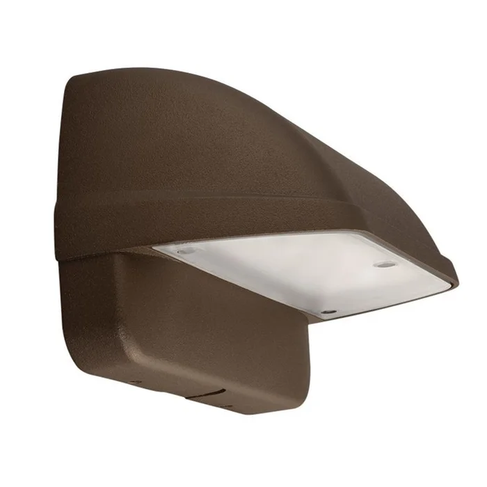 Exo LNC-7L-U-3K-3-GTT-PCU Compact LED Litepak with Universal Button Photocell, 7 LEDs, Type III Distribution, 120-277V, 3000K, Graphite Matte Textured