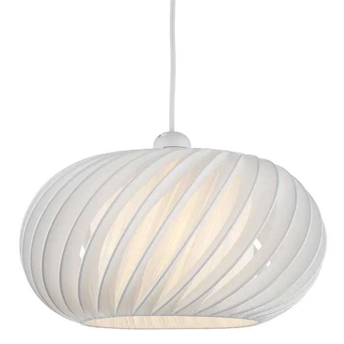 Explorer White Slanting Non Electric Pendant Shade 300mm