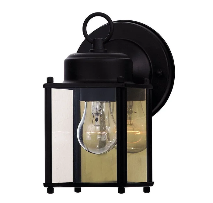 Exterior Collections One Light Outdoor Wall Lantern in Black (51|5-1161-BK)