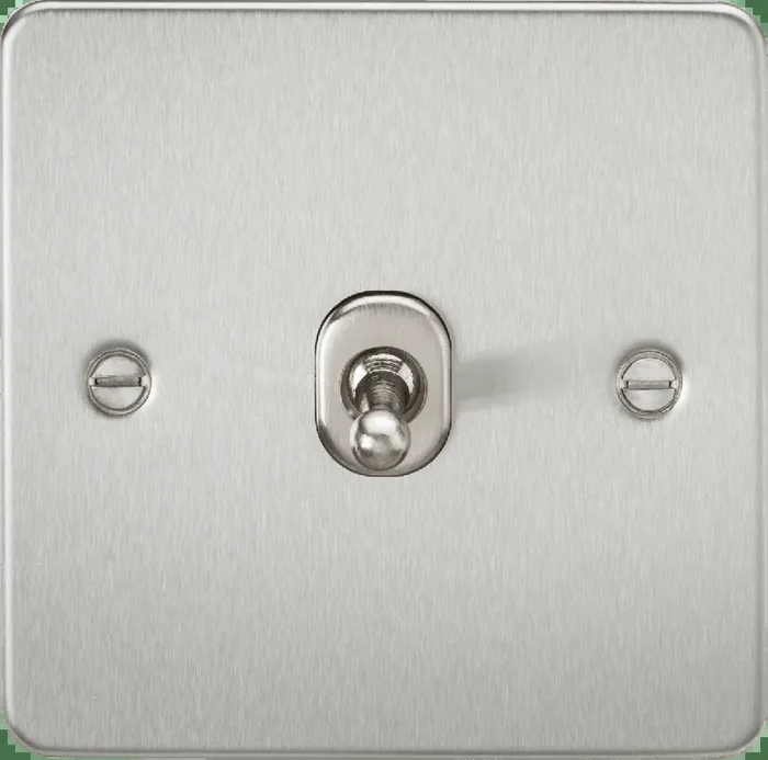 Flat Plate 1G 2 Way Toggle Switch