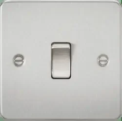 Flat Plate 20A 1G DP Appliance Switch