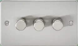 Flat Plate 3G 2 way 10-200W (5-150W LED) trailing edge dimmer