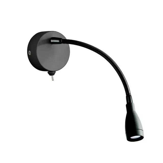 Flexi Wall Black Adjustable LED Reading Wall Light – Clearance