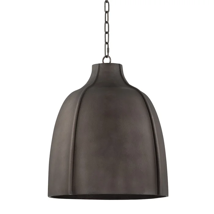 Flint One Light Pendant in Blackened Graphite (67|F3720-BKG)