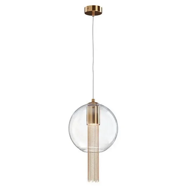 Flusso Bronze with Clear Diffuser 25cm Pendant Light