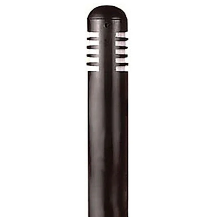 Focus Industries AL-08-LG-LEDP4W120-BRT 120V 2x4W ABS Plastic Integrated LED 4.5″ Bollard Area Light, Bronze Texture