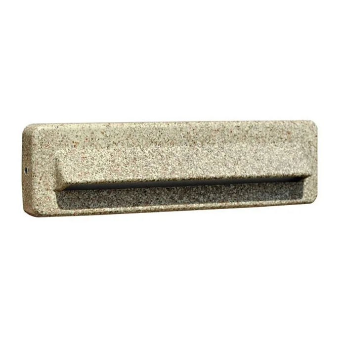 Focus Industries SL-50-LEDP-SB-RBV Cast Aluminum 5W 3000K 1 Louver Integrated LED Brick Light, Sand Blast Clear Acrylic Lens, Rubbed Verde