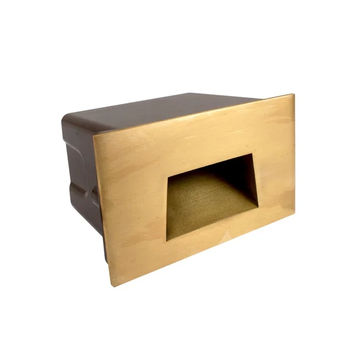 Focus Industries SL60-LED12V-CPR 12V Aluminum 3W 3000K Integrated LED Step Light, Chrome Powder