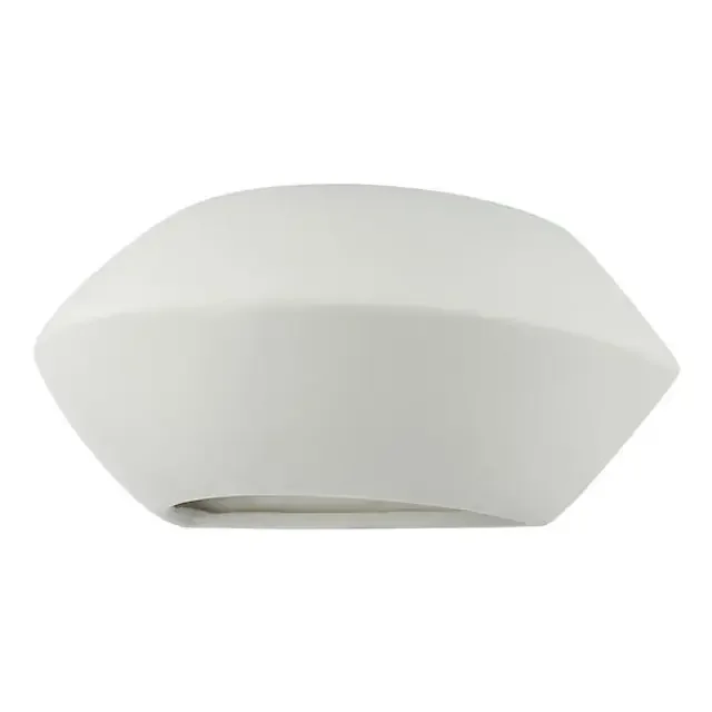 Foden White Plaster Wall Washer Wall Light