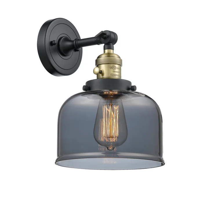 Franklin Restoration LED Wall Sconce in Black Antique Brass (405|203SW-BAB-G73-LED)