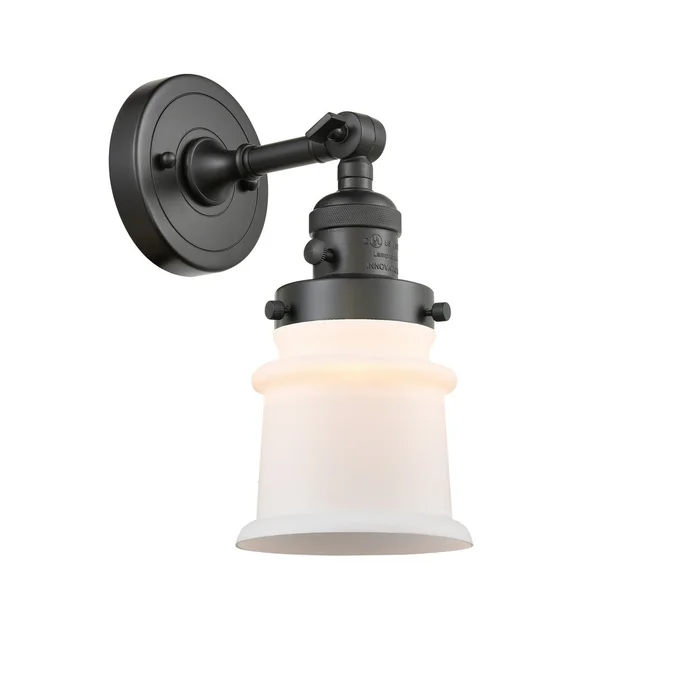 Franklin Restoration LED Wall Sconce in Oil Rubbed Bronze (405|203SW-OB-G181S-LED)