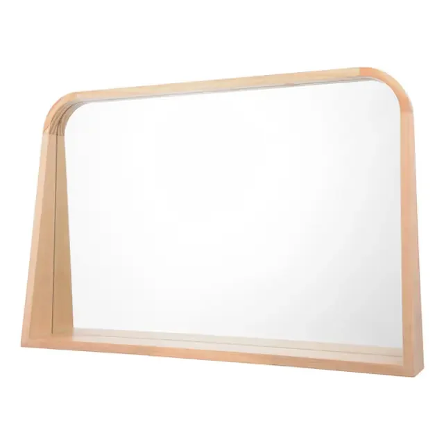 Fulgencio Oak with Shelf Light Rectangle 60 x 90cm Mirror
