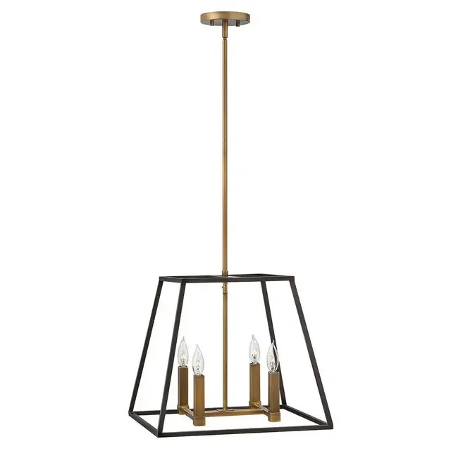 Fulton 4 Light Brozne Pendant Light