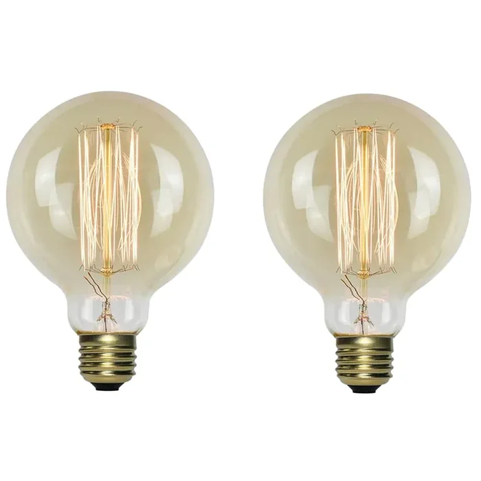 G95 Edison E27 Screw 40W Vintage LED Filament Warm White Bulb