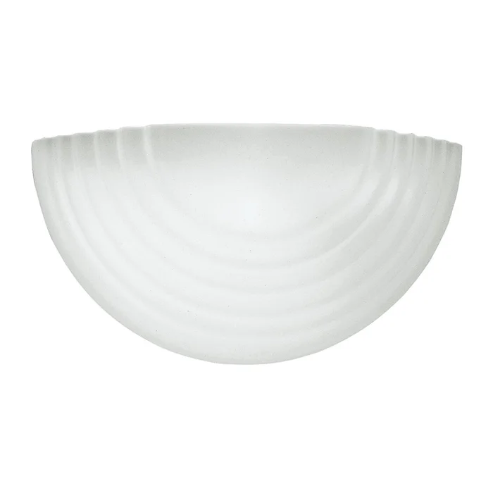 Generation Lighting 4123-15 Stepped Glass One Light Wall / Bath Sconce, White