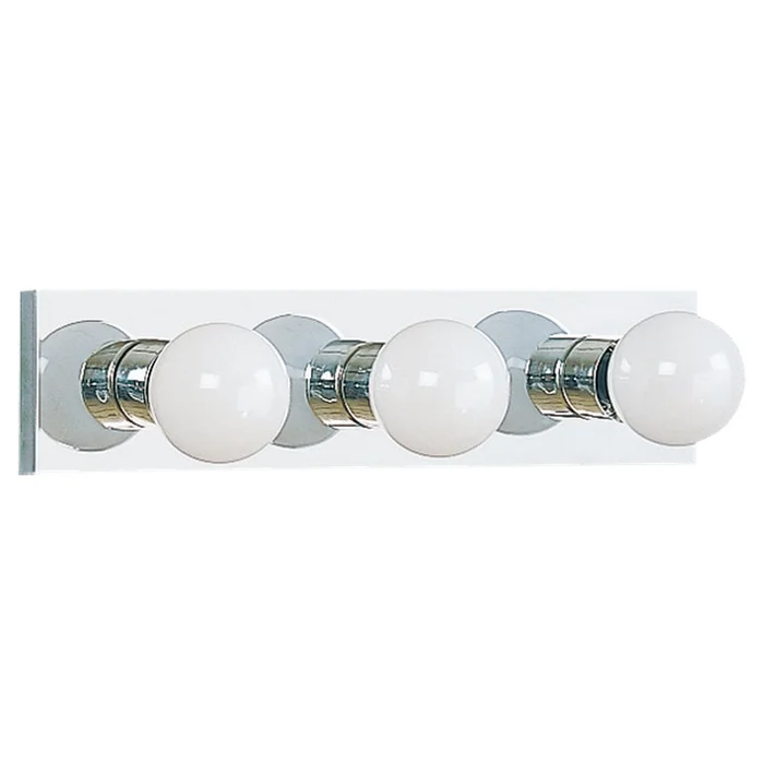 Generation Lighting 4737-05 Center Stage Three Light Wall / Bath, Chrome