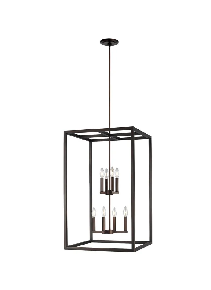 Generation Lighting 5134508EN-710 Moffet Street Eight Light Hall / Foyer, Bronze
