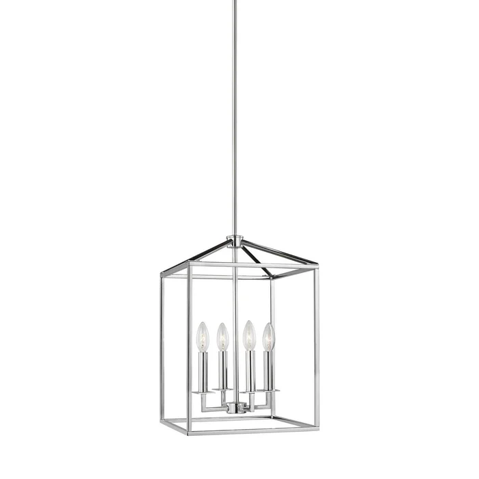 Generation Lighting 5215004-05 Perryton Four Light Hall / Foyer Pendant, Chrome