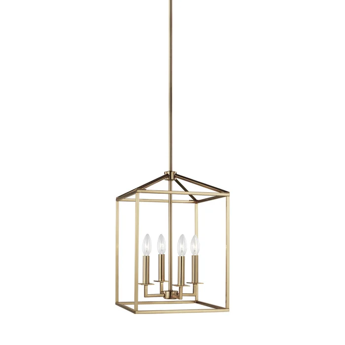 Generation Lighting 5215004EN-848 Perryton Four Light Hall / Foyer, Satin Brass
