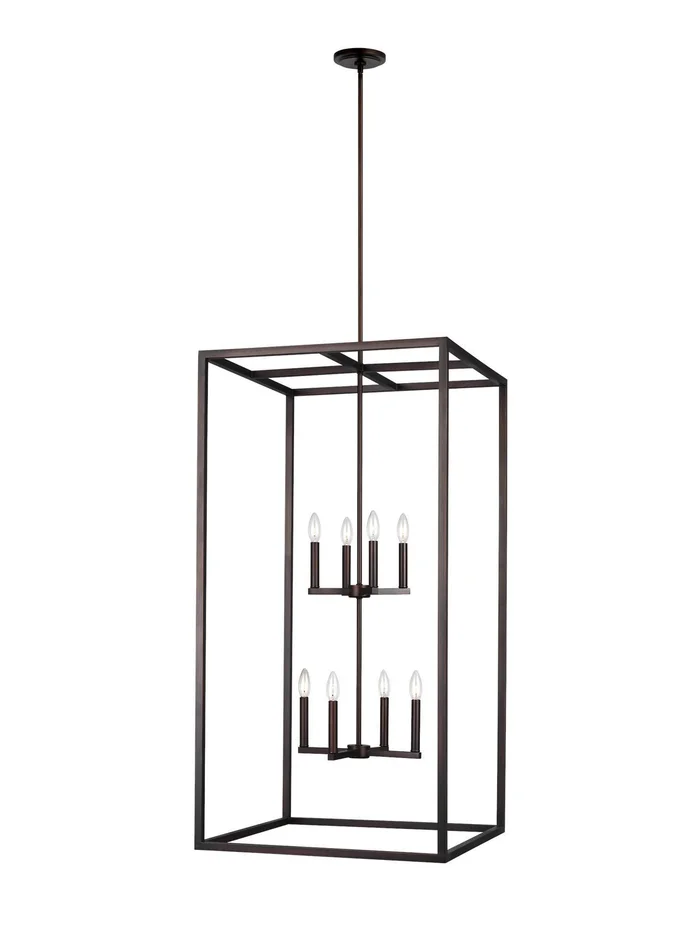 Generation Lighting 5234508EN-710 Moffet Street Eight Light Hall / Foyer, Bronze