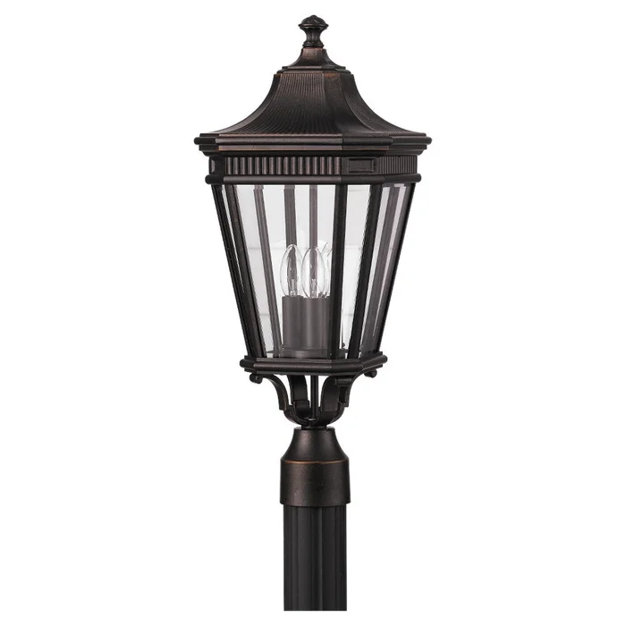 Generation Lighting OL5407GBZ Cotswold Lane Three Light Outdoor Fixture, Grecian Bronze