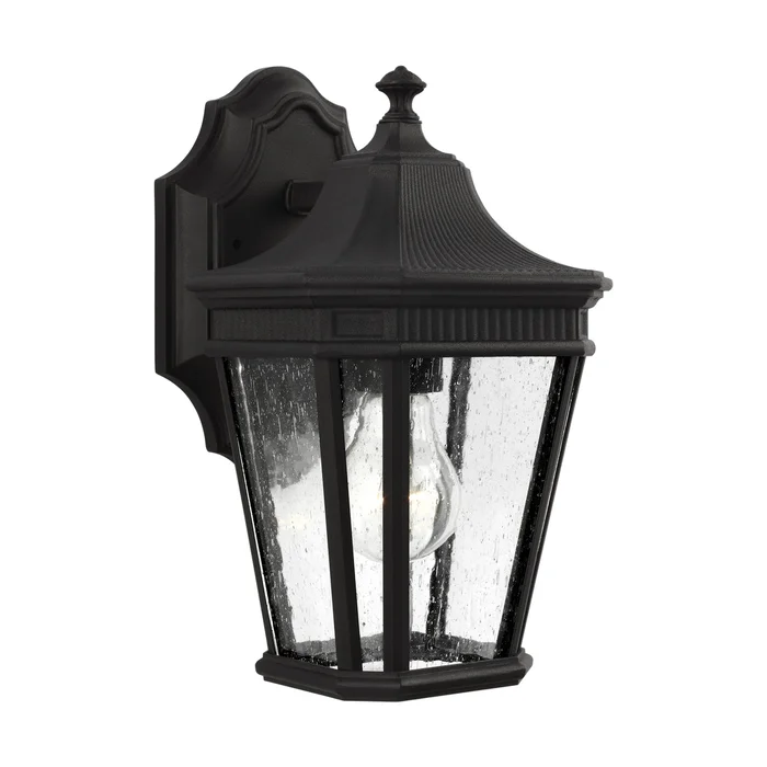 Generation Lighting OL5420BK Cotswold Lane One Light Outdoor Wall Lantern, Black
