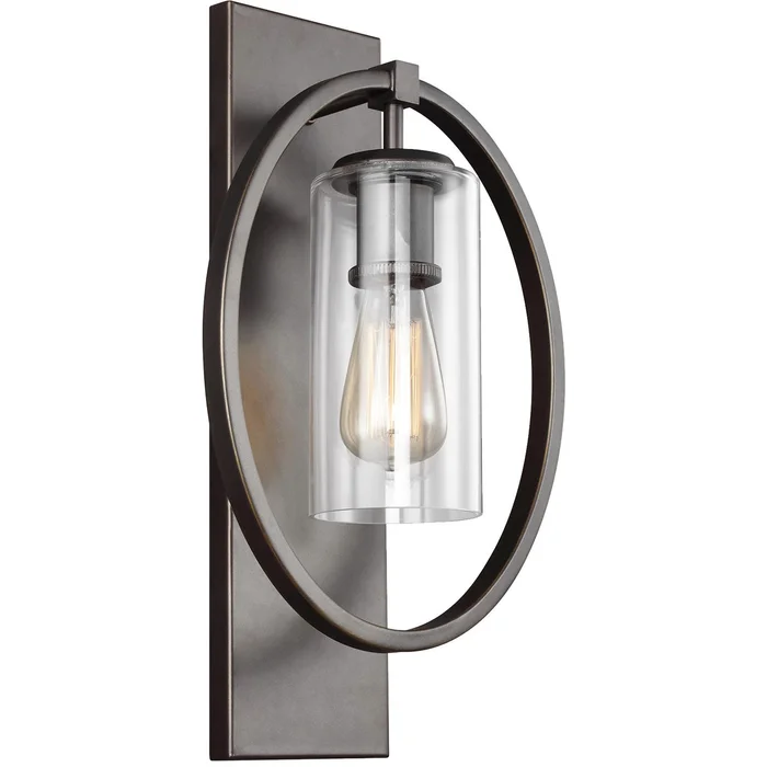 Generation Lighting WB1846ANBZ Marlena One Light Wall Sconce, Antique Bronze