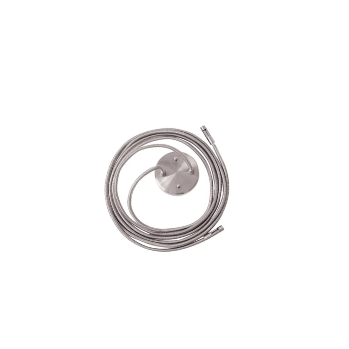 George Kovacs GKPF0196-084 Power Feed Dual-Post Power Feed Canopy, Brushed Nickel