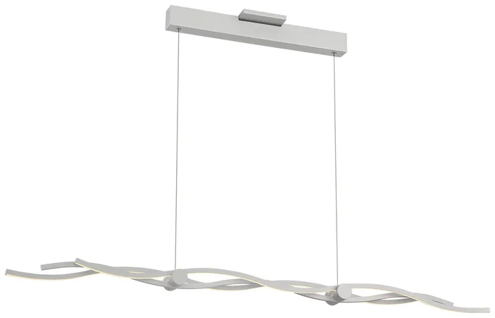 George Kovacs P1153-609-L Tidalist LED Island Pendant, Silver