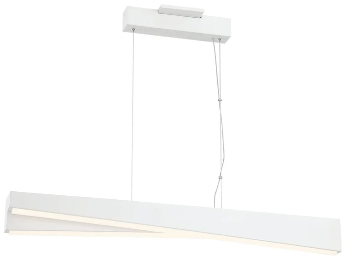 George Kovacs P1154-655-L So Inclined LED Island Pendant, Sand White