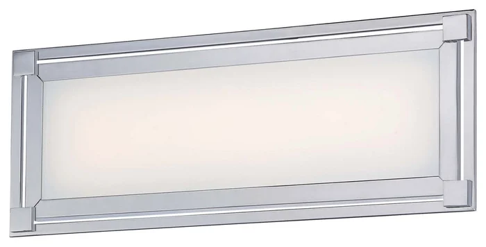 George Kovacs P1162-077-L Framed LED Bath, Chrome