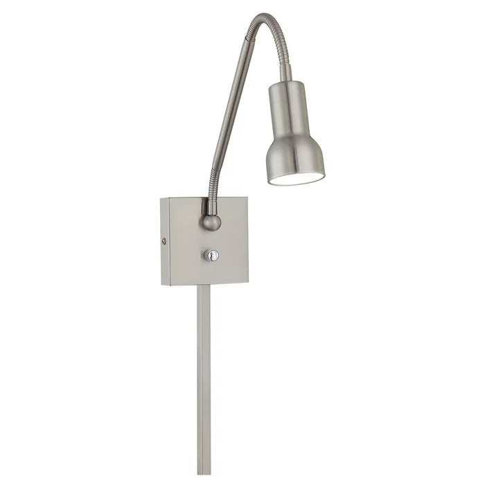 George Kovacs P4401-084-L Save Your Marriage LED Wall Lamp, Brushed Nickel