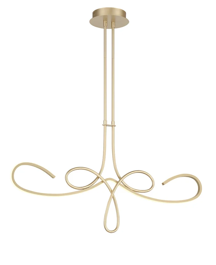 George Kovacs P5435-697-L Astor LED Island Pendant, Soft Gold