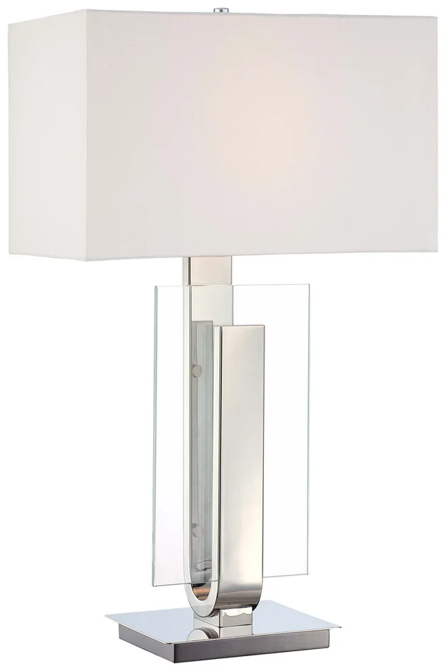 George Kovacs P794-613 George`S Reading Room LED Table Lamp, Polished Nickel